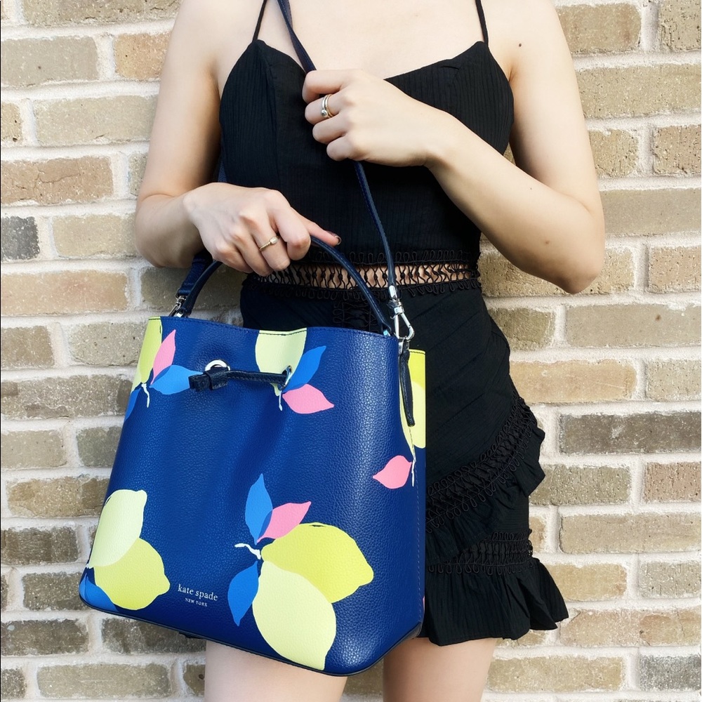 NWT Kate Spade ♠️ Lemon 🍋 Bucket Tote & Crossbody
